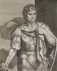 Néron Claude César Empereur de Rome 54-68 après J.-C. gravé par Aegidius Sadeler (1570-1629)